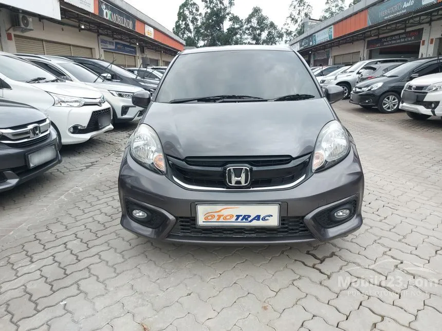 Jual Mobil Honda Brio 2018 Satya E 1.2 di Banten Automatic Hatchback Abu