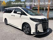 2018 Toyota Alphard 2.5 SC Modelista Fully Loaded Original Low Mileage JBL Theater Original 360 Camera Sun Moon Roof Pre Crash Blind Spot Full Leather