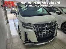 2022 Toyota Alphard 2.5 SC, 7,024 km, 5A, Modelista Bodykit, JBL System, 4 Cameras, Twin Moon Roof, 2 Monitors,  DIM, BSM.