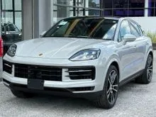 2024 Porsche Cayenne 3.0 Coupe Latest Facelift Unregistered Japan Spec Matrix LED Crayon Grey Sport Chrono Package Bose Sound System Passenger Display