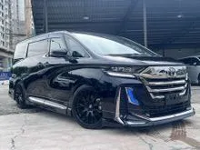 2025 Toyota Vellfire 2.4 Z Premier MPVMODELISTA KIT AND FRONT GRILL ,HUD,SUUNROOF,DIM,TOYOTA TEAMATE,SIDE STEP,20INCH RAY RIM, ROOF MONITOR, DAY LIG
