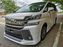 FULL SPEC / 2017 Toyota Vellfire 2.5 ZG FULL SPEC