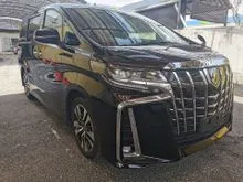 2020 Toyota Alphard 2.5 SC (A) Grade 4.5 DIM Blindspot Fully Import Japan Unreg