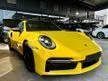 Recon 2021 Porsche 911 3.7 Turbo S Coupe PDCC SPROT CHRONO PACKAGE FULL SPEC CARBON ROOF LOW MILEAGE UNREG