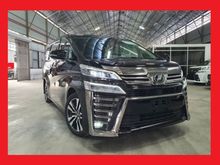 2018 Toyota Vellfire 2.5 ZG Edition ROOF MONITOR 5 YEARS WARRANTY