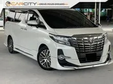 2018 Toyota Alphard 2.5 MPV WARRANTY + SUNROOF + PREMIUM CAPTAIN SEAT (2ND ROW) + 360 CAMERA