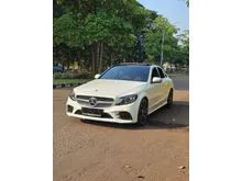 2021 Mercedes-Benz C300 2.0 AMG Line Sedan White on Black Odo 30 Rb (TERMURAH)