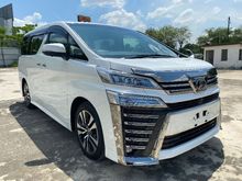 2018 Toyota Vellfire 2.5 ZG Edition MPV 2 PDR 3LED POWERBOOT PRE CRASH 5 YEARS WARRANTY