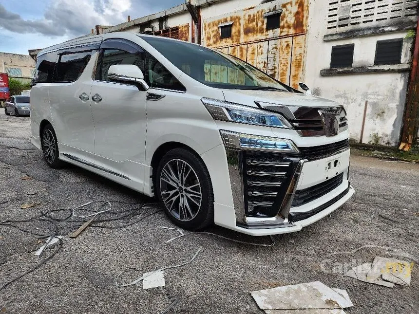 Recon 2019 Toyota Vellfire ZG 2.5 Sunroof MODELLISTA Rim DIM BSM ...