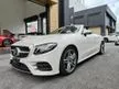 Recon 2019 MERCEDES BENZ E200 CABRIOLET AMG 2.0 TURBOCHARGED FREE 5 YEARS WARRANTY