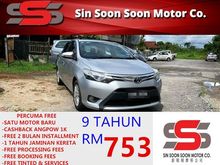 2014 Toyota Vios 1.5 G PREMIUM FULL SPEC(AUTO)FREE MOTORSIKAL BARU+CASHBACK 1K+BELI PANDU DULU 6 BULAN PERTAMA TAK PAYAH BAYAR, BLACKLIST CAN LOAN