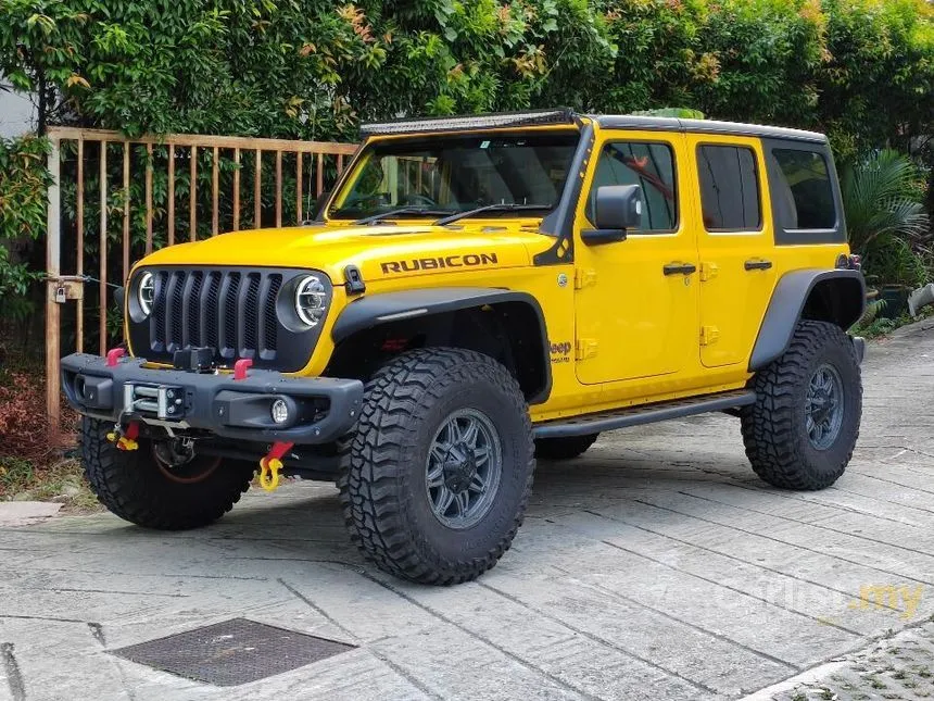 Recon 2020 Jeep Wrangler  Petrol Unlimited Rubicon SUV - Condition  like new / Super low mileage / Price cheapest in town / Many unit ready  stock 