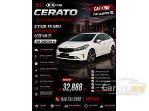 2017 Kia Cerato 1.6 K3 Sedan