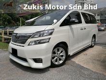 (ORI 2OO9)(COOL BOX)(TWIN ROOF)(POWER BOOT)(PILOT SEAT)(POWER DOOR)(1 OWNR)(TOYOTA VELLFIRE 3.5 VL)
