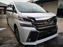 2015 Toyota Vellfire 2.5 ZG,pilot seat,4 camera,JBL,pre-crash,Price From RM250k