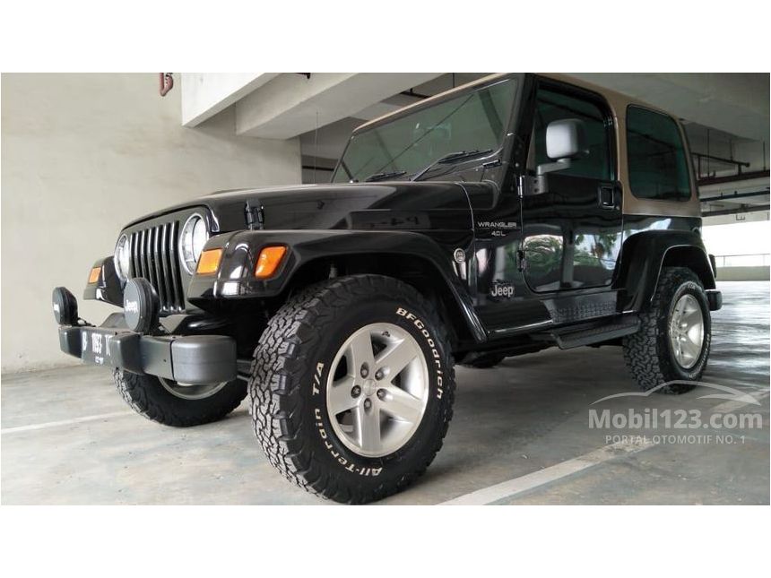 Jual Mobil Jeep Wrangler 2002 Sahara 4 0 Di Dki Jakarta Automatic Suv Hitam Rp 650 000 000 5336251 Mobil123 Com
