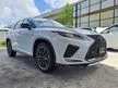 Recon EASYLOAN 2020 Unreg Lexus RX300 F Sport SUNROOF+3LED+360CAMERA+RED TONE LEATHER SEAT (free CAR MAJOR SERVICE+7yr CAR WARRANTY) - Cars for sale