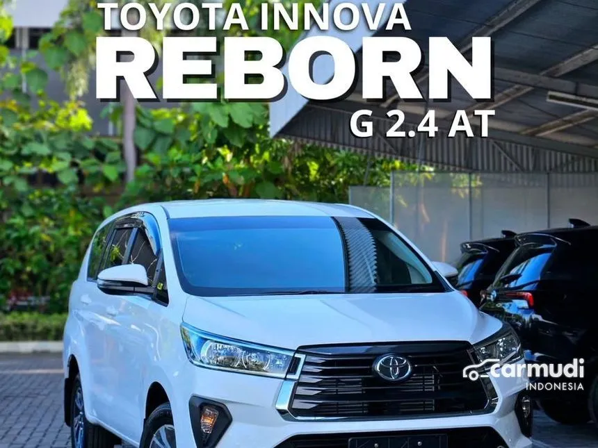 Jual Mobil Toyota Kijang Innova 2024 G 2.4 di Banten Automatic MPV Putih Rp 407.000.000