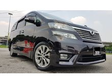 2012 Toyota Vellfire 2.4 Z Platinum MPV Power Boot
