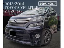 2014 Toyota Vellfire 2.4 ZG (A) PILOT SEAT, P/DOOR, P/BOOT, ONE VVIP OWNER