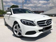 2016 Mercedes-Benz C200 2.0 Avantgarde Sedan, True Year 2016, Under Warranty, Local Spec, Full Service Record, Call Now