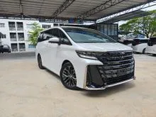 2024 Toyota Vellfire 2.4 Z Premier MPV # BLACK INTERIOR LEATHER # ADV DRIVE # ROOF MONITOR # DIM # BSM # SUNROOF # 360 CAM #