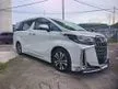 Recon 2021 Toyota Alphard 2.5 G SC MPV SUNROOF DIM BSM MODELISTA LOW MILEAGE UNREG