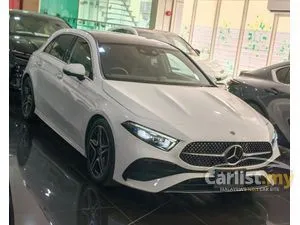 2024 Mercedes-Benz A180 1.3 AMG Line Hatchback, GRADE 5A, ORI 14K KM, JAPAN FULL SPEC, 360 CAMERA, BSA, PANORAMIC ROOF, HUD, MULTI-COLOR AMBIENT LIGHT