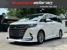 2024 Toyota Alphard 2.5 Z Modelista MPV Auto Side Steps,Pre-Crash Safety,DIM,BSM,Maker Tv,Power Memory Seats,Surround View Camera,Black Leather Seats