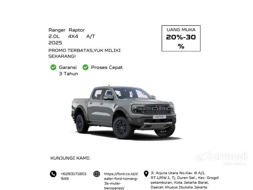 2025 Ford Ranger Raptor Pickup