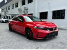 2025 Honda Civic 2.0 Type R Racing Black Package *Red Forged Carbon Shift Panel *332 Km Mileage*Grade 6A**Condtion Same As Auction Report