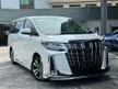 Recon 2018 Toyota Alphard 2.5 SC MPV ORI MODELLISTA KIT DIM SUNROOF ALPINE SET UNREG