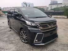 2015 Toyota Vellfire 2.5 ZG,FULL MONDELISTA KIT, FULL SET ALPINE, 2015 UNREGISTER