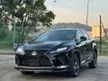 Recon UNREG 2021 Lexus RX300 2.0 F Sport SUV Red Leather Seat, 360 Cam, LED Headlamp, HUD, Blind Spot Monitor, Keyless Entry, Cruise Control, MIL 33K ONLY