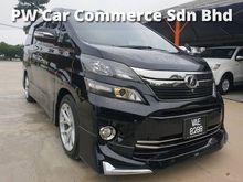 Original Year Made 2013 Toyota Vellfire 2.4 Z Golden Eyes MPV 360 Camera LOW MILEAGE