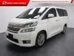 Used 2014 Toyota VELLFIRE 2.4 8 SEATER 2POWER DOOR - Cars for sale
