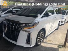 2019 Toyota Alphard 2.5 SC New Car Condition 3 LED Headlamp Digital Inner Mirror Sun Roof Full Leather Pilot Seat Blind Spot PCS LTA RSC Unreg