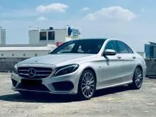 2019 Mercedes-Benz C350e 2.0 AMG Line 24K KM FSR 360 Carplay Burmester Surround Sound Auto Parking Autonomous Braking System Contactless PowerBoot