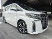 Recon 2021 Toyota Alphard 2.5 SC Grade 4.5 3LED PCS LTA Pilot Seat Display Audio Power Boot Unregister