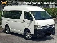 2017 Toyota Hiace 2.7 petrol Window Van (M) 2.5 (M) 1 YEAR WARRANTY  *GUARANTEE No Accident/No Total Lost/No Flood & 5 Day Money back Guarantee*