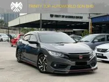 2017 Honda Civic 1.8 S FC Sedan Ketam Full Bodykit. FREE WARRANTY, Reverse Camera, Keyless Push Start, 1 Owner.