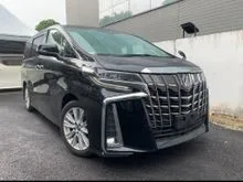 2019 Toyota Alphard 2.5 SA SUNROOF (PROMOTION PRICE) 7 SEATER ,BIG ALPINE PLAYER & MONITOR UNREG