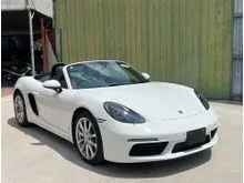 (PDLS, Mileage 15k)2021 Porsche 718 2.0 Boxster Convertible White Japan Spec 2022