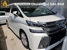 2015 Toyota Vellfire 2.5 Z Surround Camera Power Boot Unregistered GST INCLUSIVE PRICE