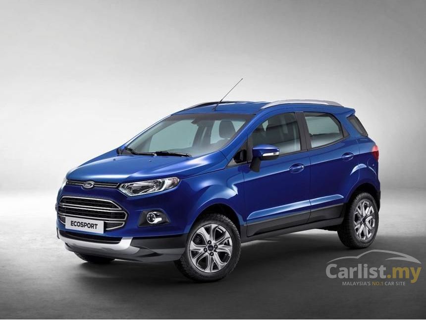 Blue Ford Ecosport 2015