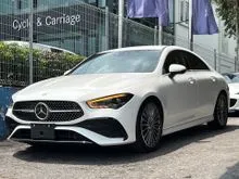 RECON 2024 Mercedes-Benz CLA180 1.3 AMG - JPN SPEC NEW FACELIFT 4CAM BSM AMBIENT LIGHT MEMORY SEAT KEY LESS DIGITAL CLUSTER