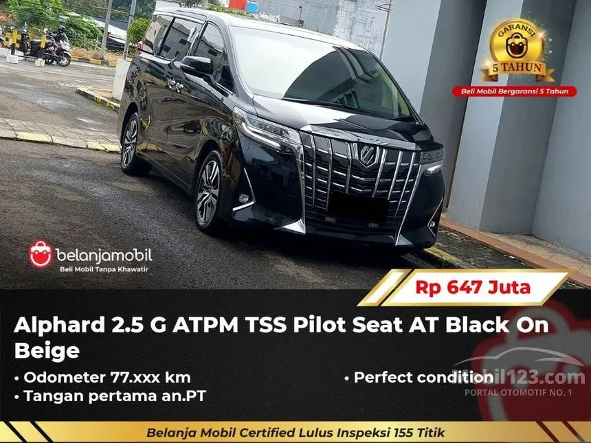 2022 Toyota Alphard G MPV