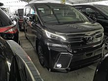 2016 Toyota Vellfire 2.5 MPV ZG Full Leather Pilot Seat. JBL Sound System & Rear Entertainment. Sunroof Panoramic Roof. Pre Crush Auto Braking System
