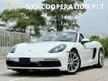 Recon 2019 Porsche 718 Boxster 2.0 Turbo Convertible PDK Unregistered 7 Speed Auto PDK Convertible Soft Top Sport Chrono With Mode Switch 19 Inch Wheel Fu