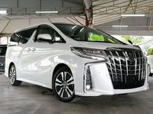 2018 Toyota Alphard 2.5 SC (Facelift) SUNROOF MOONROOF POWER DOOR x2 POWER BOOT PRE CRASH FULL LEATHER FRONT SCREEN MONITOR ROOF MONITOR REAR CAM